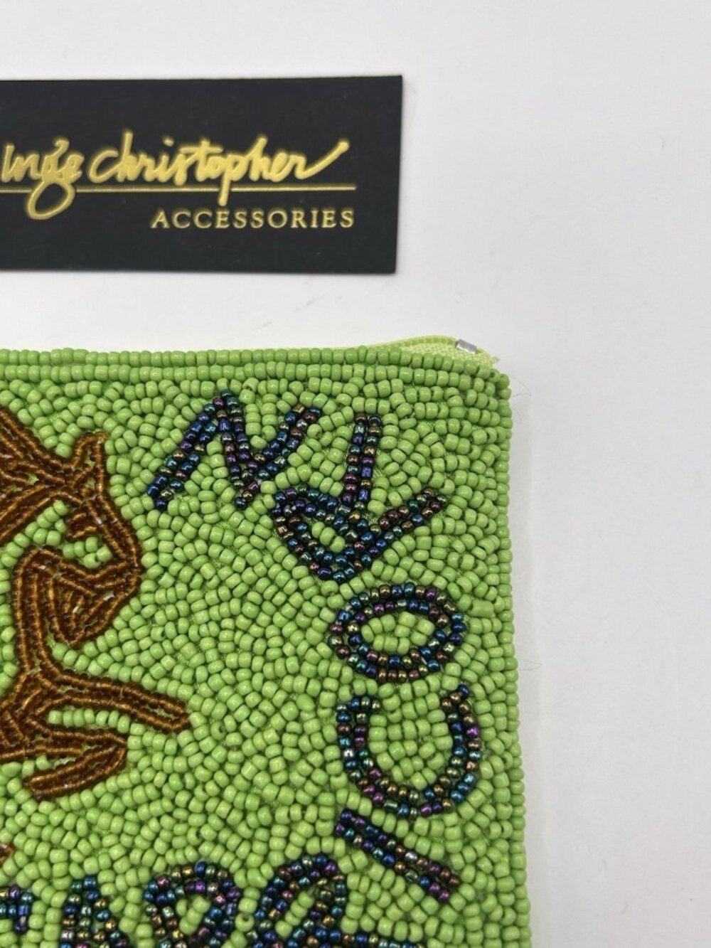 Inge Christopher Capricorn Zodiac Beaded Coin Purse NWT Horoscope Celestial New - Picture 7 of 16